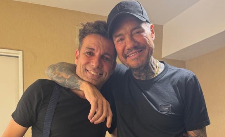 tras-los-rumores-de-separacion,-marcelo-tinelli-fue-a-ver-a-martin-bossi-al-teatro-sin-milett-figueroa
