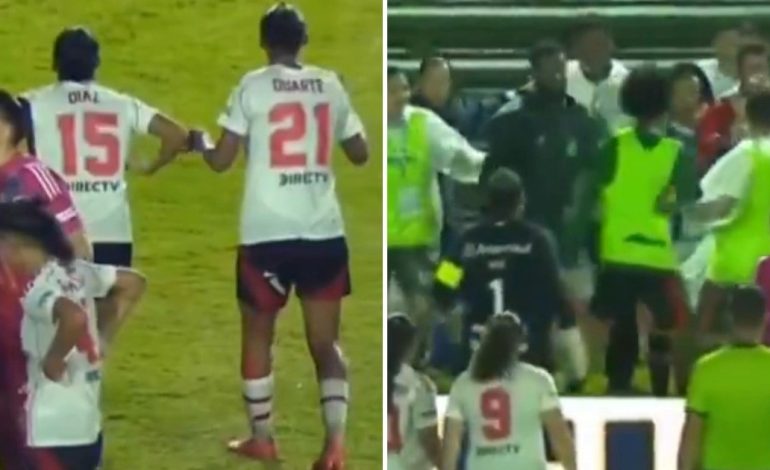escandalo:-gestos-racistas-y-batalla-campal-entre-jugadoras-de-river-y-gremio-en-brasil