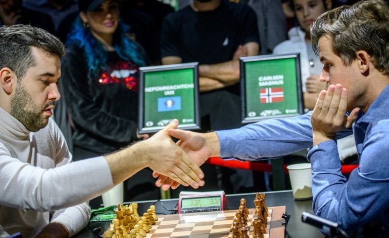el-increible-desenlace-del-mundial-de-rapidas-de-ajedrez:-carlsen-y-el-ruso-nepomniachtchi-dejaron-de-jugar-y-ambos-son-campeones