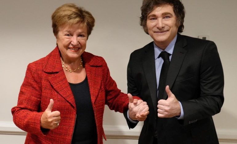 “etapa-final”:-milei-se-reunira-el-jueves-con-la-jefa-del-fmi-para-avanzar-en-un-nuevo-programa