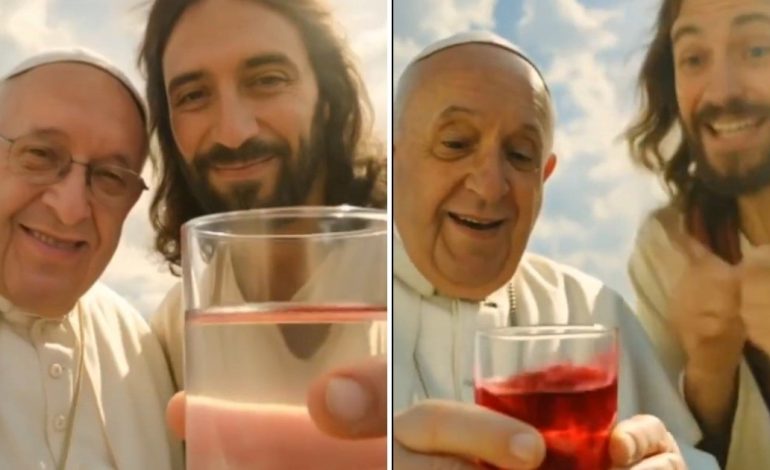 con-inteligencia-artificial,-recrean-un-emotivo-encuentro-entre-el-papa-francisco-y-jesus