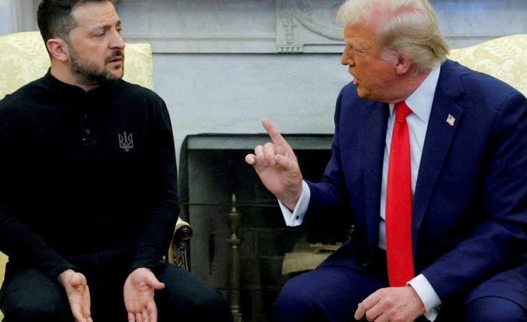 tras-su-pelea-a-gritos-en-el-salon-oval,-trump-se-volvio-a-reunir-con-zelenski-antes-del-funeral-del-papa-francisco-en-el-vaticano