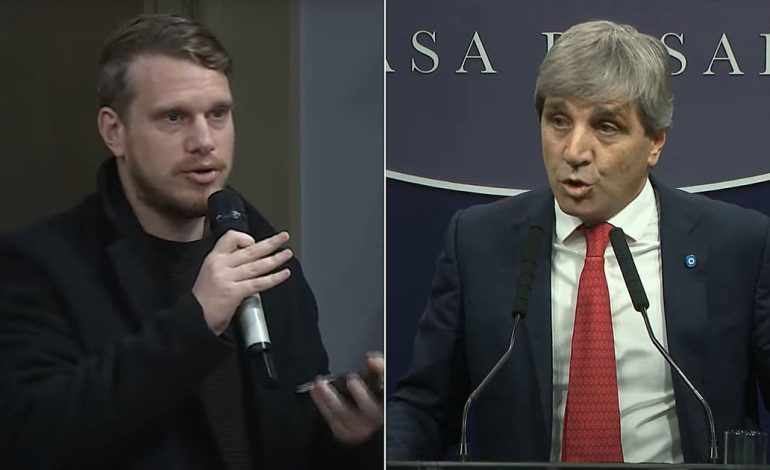 el-fuerte-enojo-de-luis-caputo-con-un-periodista-que-lo-acuso-de-tener-dolares-abajo-del-colchon:-“no-te-pases-de-vivo”