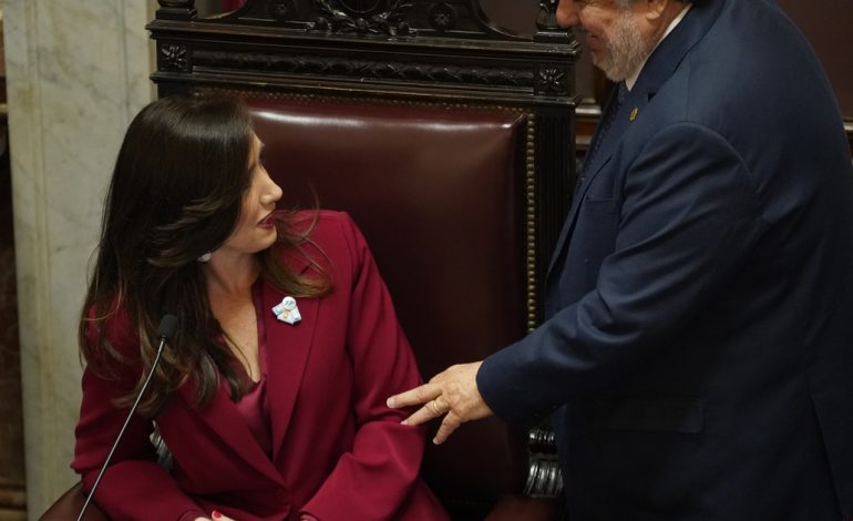 senado:-sin-margen-para-frenar-la-sesion,-villarruel-busca-un-acuerdo-para-contener-el-desafio-de-la-oposicion-contra-milei
