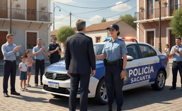 SACANTA: SUMAN NUEVO MÓVIL POLICIAL PARA REFORZAR SEGURIDAD.