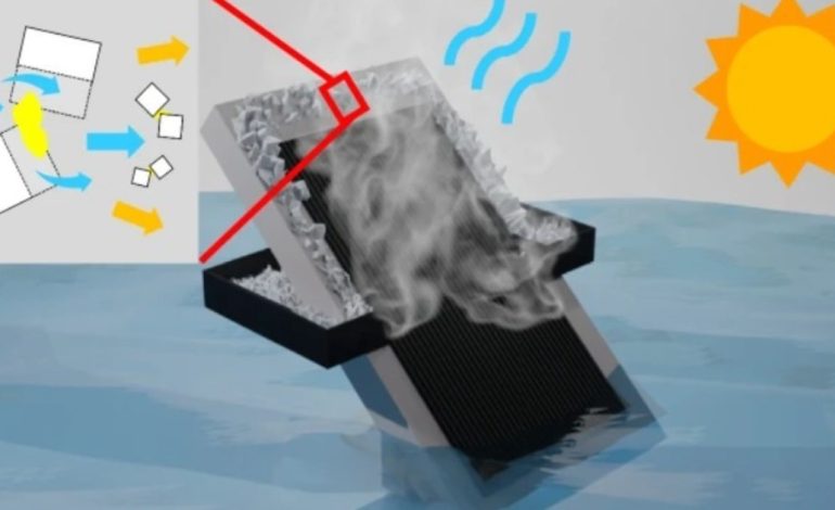 Los científicos no dan crédito: un nuevo avance en desalinización solar produce agua dulce sin salmuera tóxica, un sistema que se basa en paneles de metal negro tratados con láseres