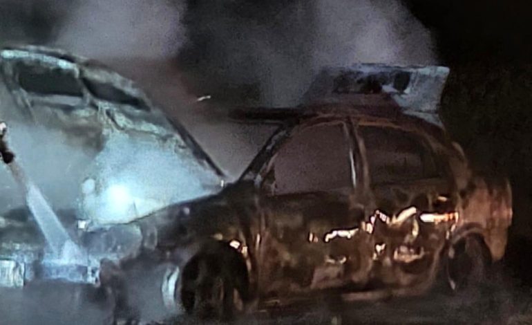 INCENDIO VEHICULAR SOBRE RUTA 3 CON DAÑOS TOTALES.