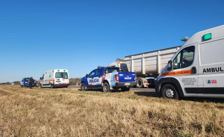 SACANTA: DOS MUJERES HERIDAS TRAS UN DESPISTE EN RUTA 13.