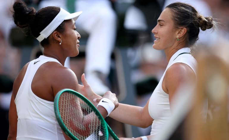 Naomi Osaka dio el golpe: eliminó a Sabalenka y se metió en cuartos de final de Wimbledon tras una actuación brillante